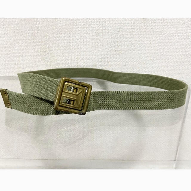 Maison Martin Margiela(マルタンマルジェラ)のvintage 50s ベルギー軍 カーキ オリーブ 軍物 軍モノ ガチャベルト メンズのファッション小物(ベルト)の商品写真