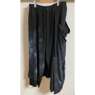 yohji yamamoto 20aw 朝倉ペイントラップパンツ