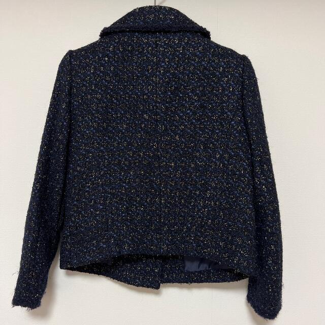 Harrods - Harrods white label ハロッズ 8分丈丸襟ツイード Harrods - Harrods white label ハロッズ 8分丈丸襟ツイード