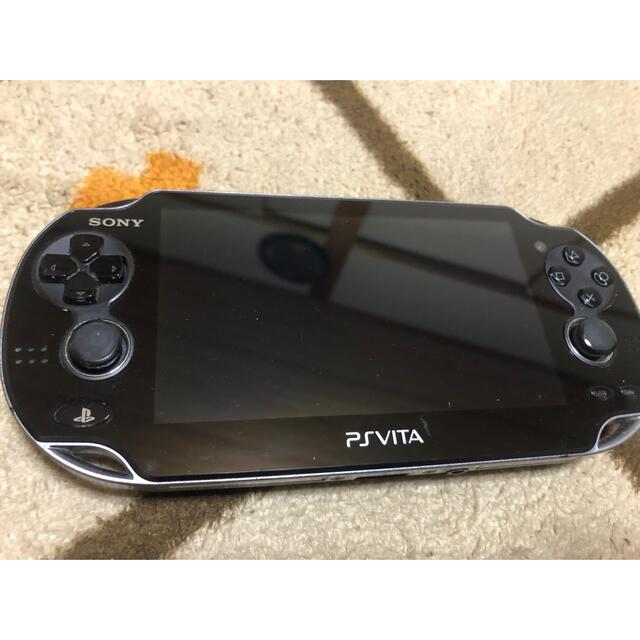 PSVita PCH-1000 クリスタルブラック 8Gメモリーカード＆充電器付