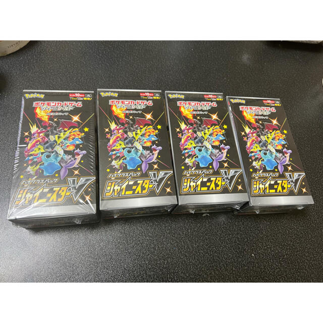 シャイニースターv box 未開封 4box シュリンク付きBox/デッキ/パック