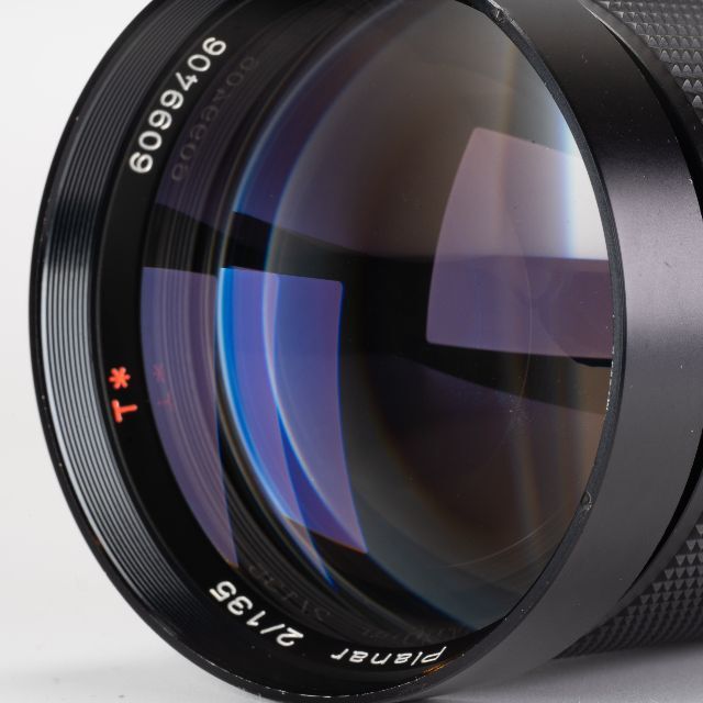 レンズ(単焦点) 美品！現在の最優秀レンズの一つ！CONTAX Planar 135mm AEG