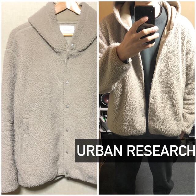 URBAN RESEARCH(アーバンリサーチ)のURBAN RESEARCHボアブルゾンボアジャケットメンズ メンズのジャケット/アウター(ブルゾン)の商品写真