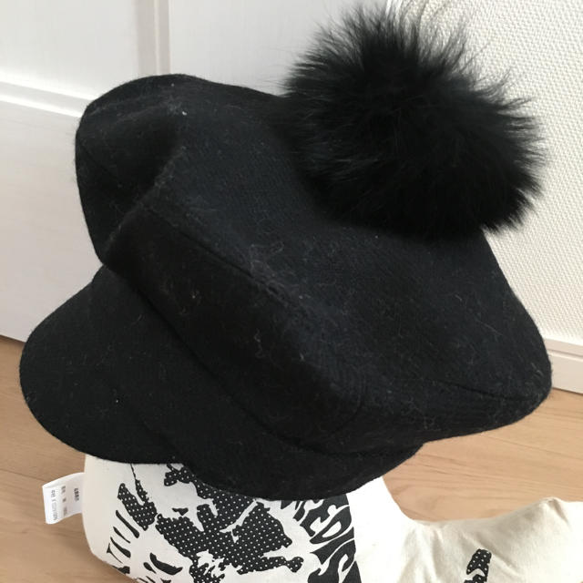 NINE(ナイン)のNINE ウールキャスケット レディースの帽子(キャスケット)の商品写真