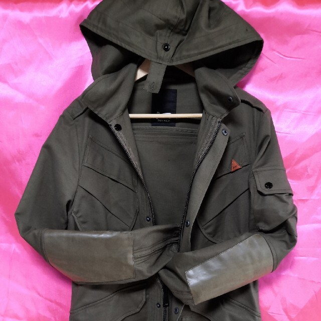 DENHAM TROUPER PARKA デニム生地モッズコート ライナー付き 掃