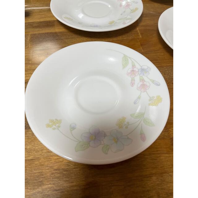 CORELLE コレール メイブルー カップ&ソーサー 5客 花柄