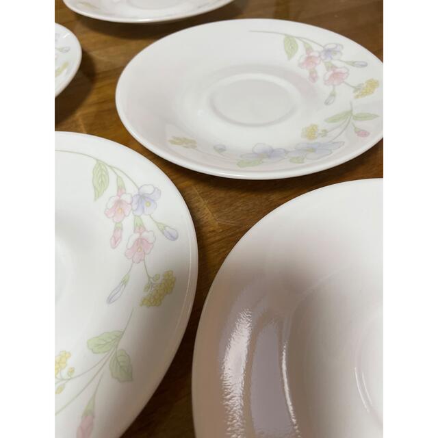 CORELLE コレール メイブルー カップ&ソーサー 5客 花柄