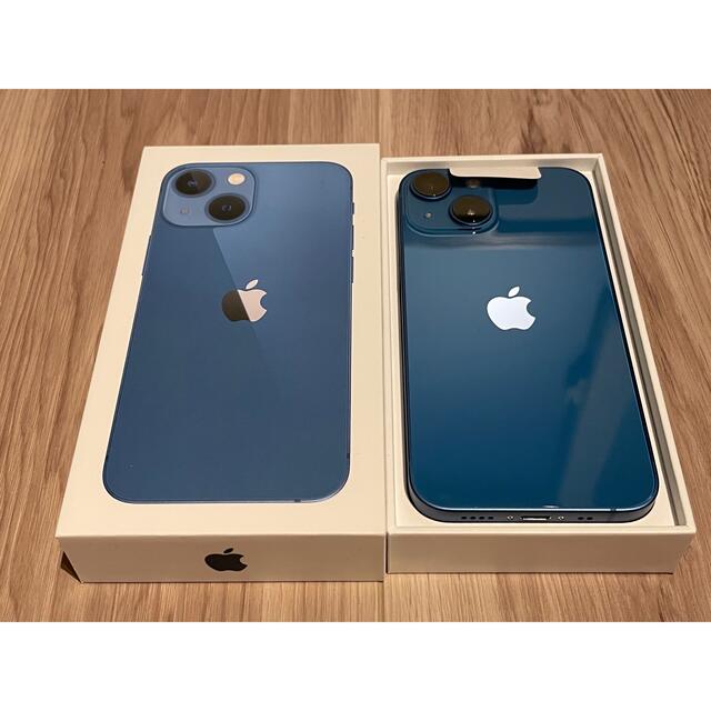 128GB SIMフリー ブルー アイフォンの通販 by うい