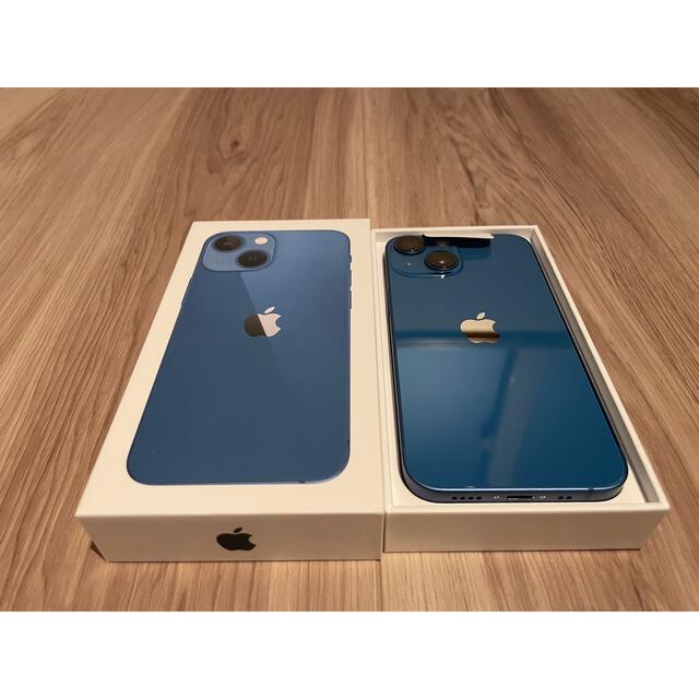 iPhone 13 mini 128GB SIMフリー ブルー アイフォン 【保証書付】 50