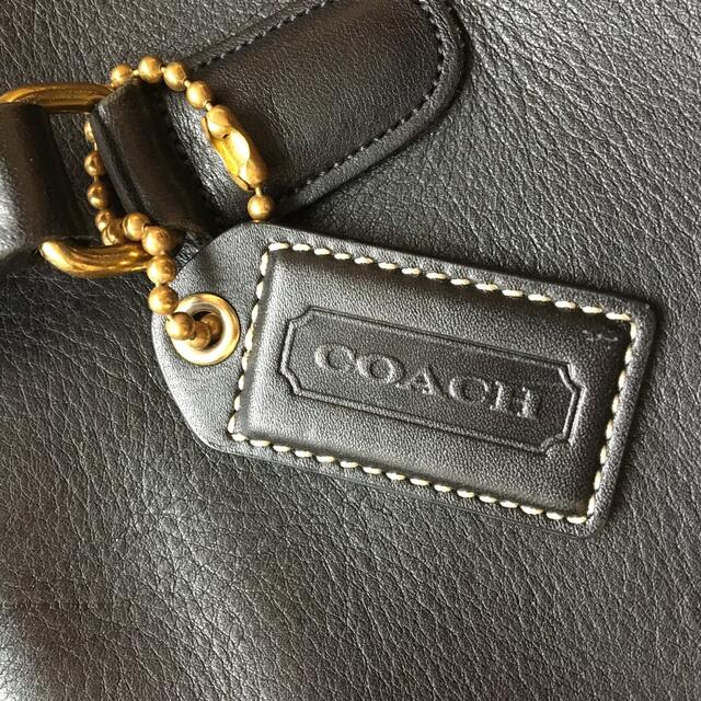 COACH(コーチ)の美品　コーチ　オールドコーチ　9958  ブラック ハンドバッグ 黒　レア レディースのバッグ(ハンドバッグ)の商品写真
