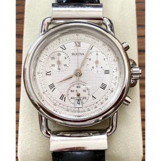 ブローバ(Bulova)のブローバ BULOVA BAG 245000 クロノグラフ クォーツ 極美品(腕時計(アナログ))