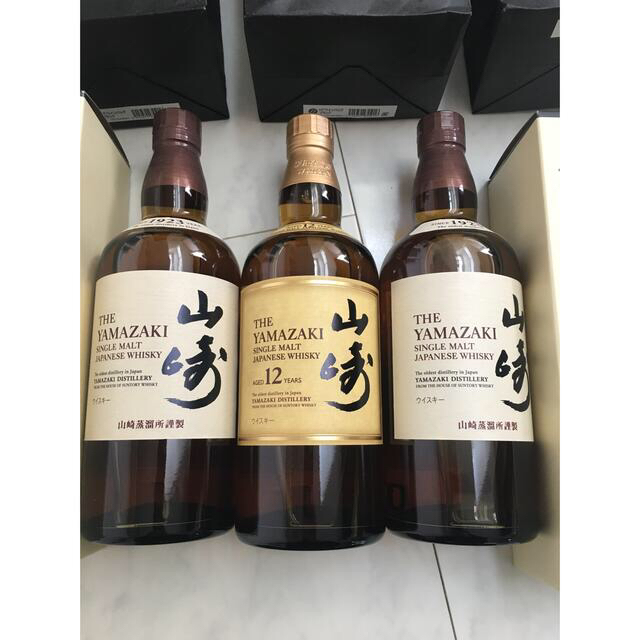 山崎12年 700ml【1本】、山崎ノンビンテージ 700ml【2本】