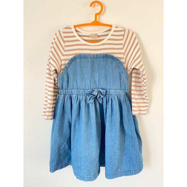 petit main(プティマイン)のプティマイン　ワンピース　100 キッズ/ベビー/マタニティのキッズ服女の子用(90cm~)(ワンピース)の商品写真