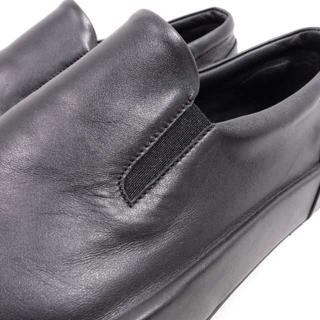 Jil Sander(ジルサンダー)のJIL SANDER ジルサンダー　スリッポン　メンズ　ブラック メンズの靴/シューズ(スリッポン/モカシン)の商品写真