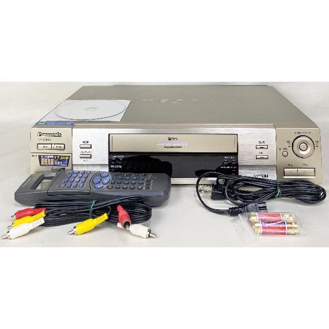 パナソニック BSチューナー内蔵S-VHSビデオデッキ NV-SVB10 【返品