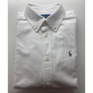 ラルフローレン(Ralph Lauren)のラルフローレン キッズ コットン長袖 白シャツ 7サイズ(ブラウス)