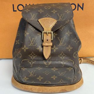 ルイヴィトン(LOUIS VUITTON)の★希少 ヴィトン モンスリMM モノグラム リュック M51136 [廃番](リュック/バックパック)