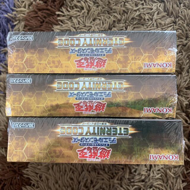 遊戯王(ユウギオウ)のアジア版 エターニティコード 3BOX ＋ファイナルチャレンジパック 3パック エンタメ/ホビーのトレーディングカード(Box/デッキ/パック)の商品写真