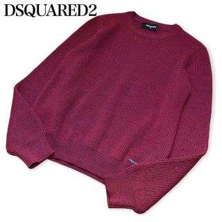 ディースクエアード(DSQUARED2)の【美品】DSQUARED2★ディースクエアード★ウールニットセーター　プレート(ニット/セーター)