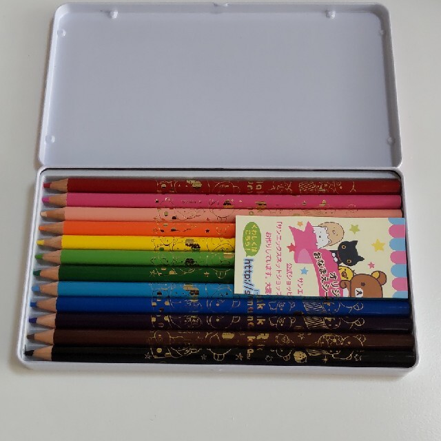 サンエックス(サンエックス)のリラックマ色鉛筆  １２色  サンエックス エンタメ/ホビーのアート用品(色鉛筆)の商品写真
