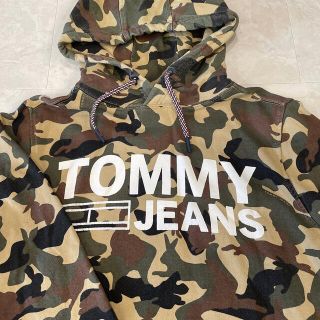 TOMMY JEANS トミージーンズ パーカー XL 迷彩 カモフラ