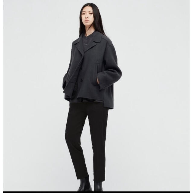 Jil Sander(ジルサンダー)のUNIQLO ジルサンダー　＋J  ダブルフェイスシャツジャケット レディースのジャケット/アウター(テーラードジャケット)の商品写真