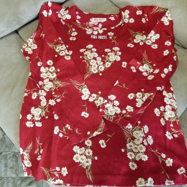 【美品】PINK HOUSE ピンクハウス 花柄 Tシャツ L