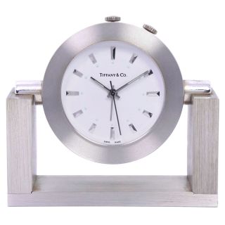 ティファニー(Tiffany & Co.)のティファニー アラーム ALARM CLOCK シルバー ユニセック(置時計)