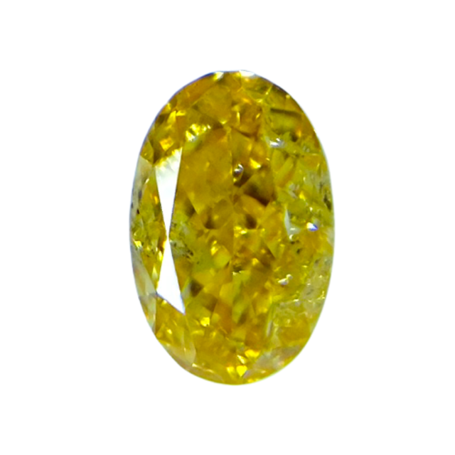 FANCY VIVID YELLOW ORANGE 0.142ct OV/CGL