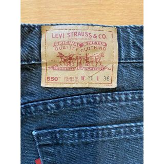 リーバイス(Levi's)のリーバイス　ブラックデニム550(デニム/ジーンズ)