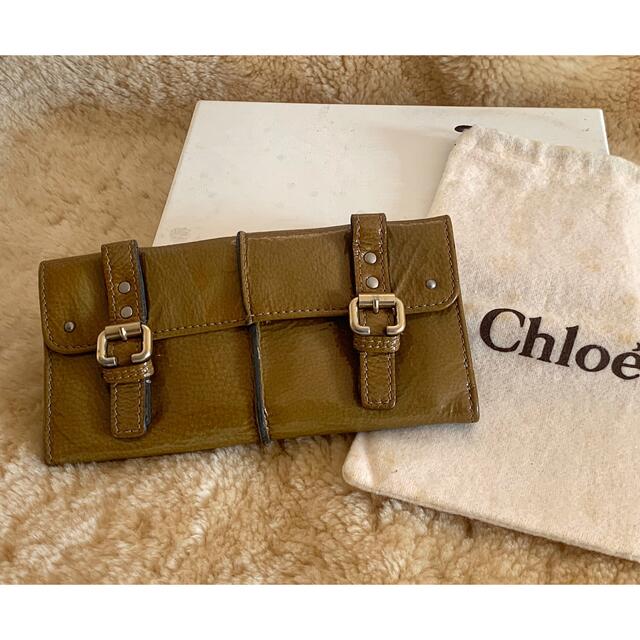 Chloe(クロエ)のCHLOE クロエ　エナメル　長財布　パディントン レディースのファッション小物(財布)の商品写真