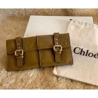 クロエ(Chloe)のCHLOE クロエ　エナメル　長財布　パディントン(財布)