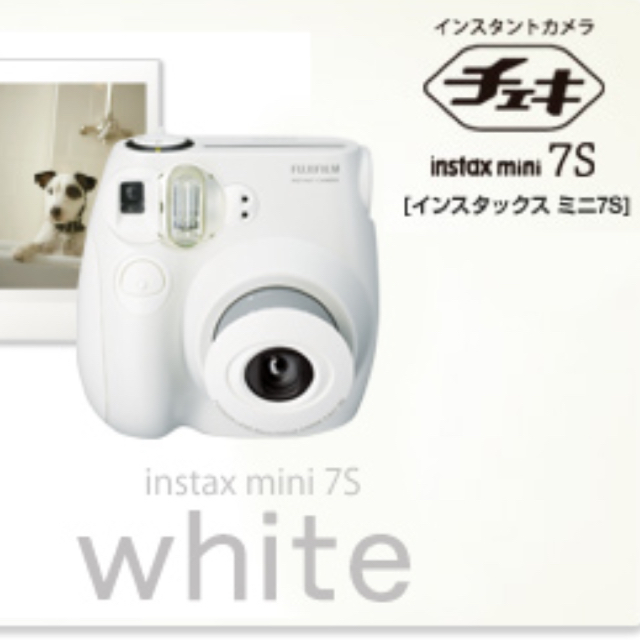 富士フイルム(フジフイルム)の8売切れ7sはありますチェキ♥FUJIFILM♡instax mini7s スマホ/家電/カメラのカメラ(フィルムカメラ)の商品写真