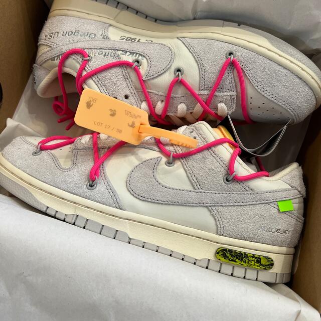 Off White DUNK LOW lot17　 28.0cm