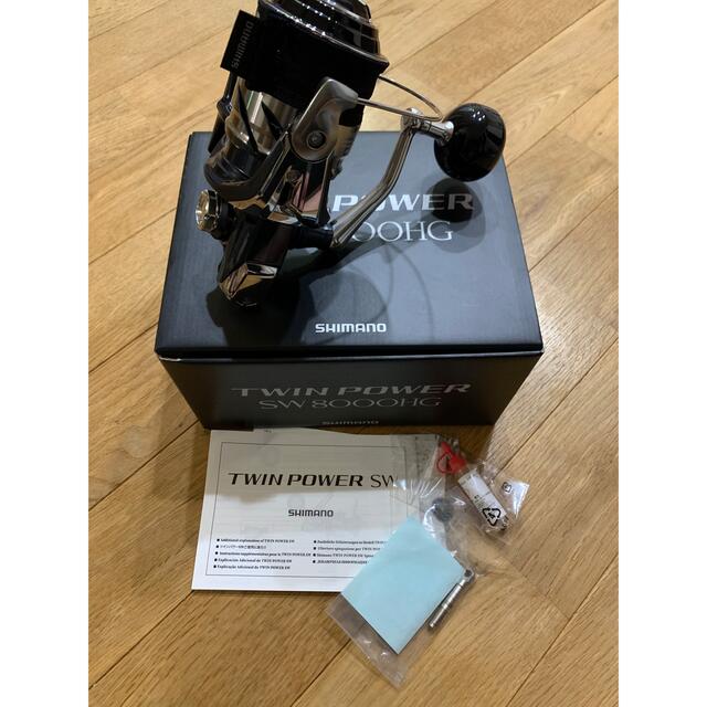 シマノ ツインパワーsw 8000HG 使用1回 - リール シマノ ツインパワーsw 8000HG 使用1回 - リール