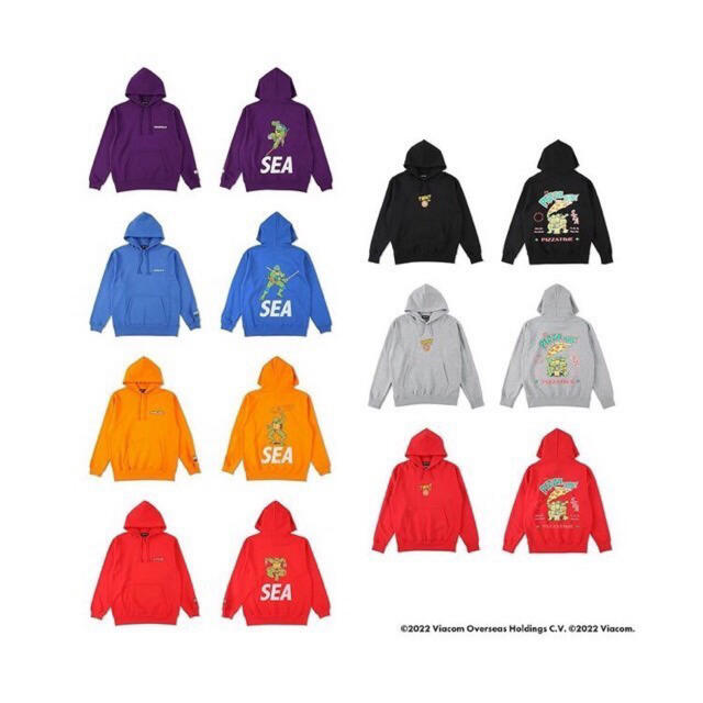 【サイズ交換ＯＫ】 WIND AND SEA✖️TMNT Hoodie S