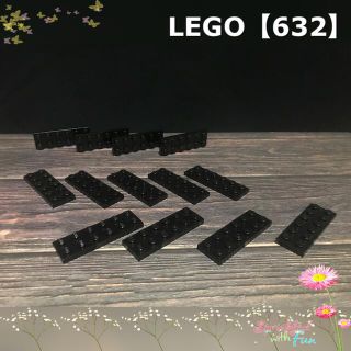 レゴ(Lego)のLEGO 大量 黒 プレート 2×6 12枚【632】(その他)