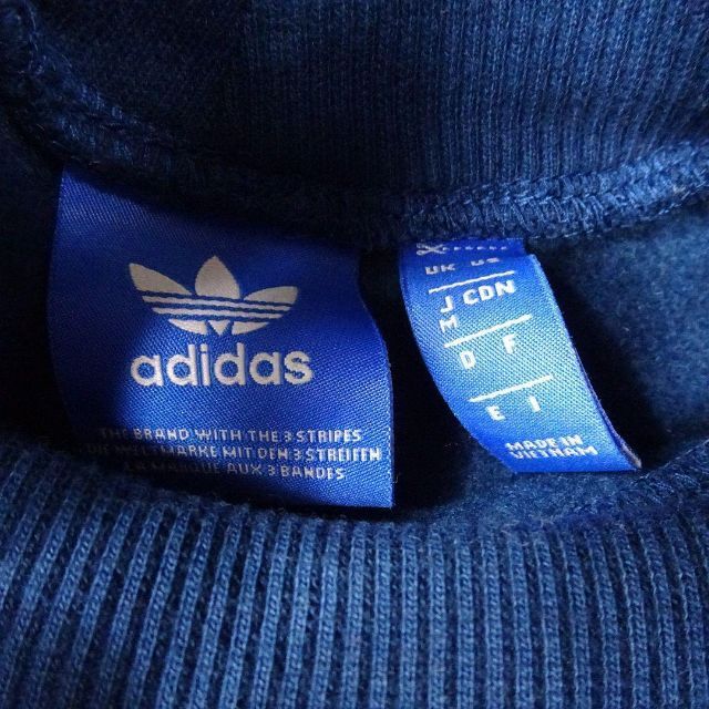 adidas アディダス ポケット付 スウェット ブルー 7