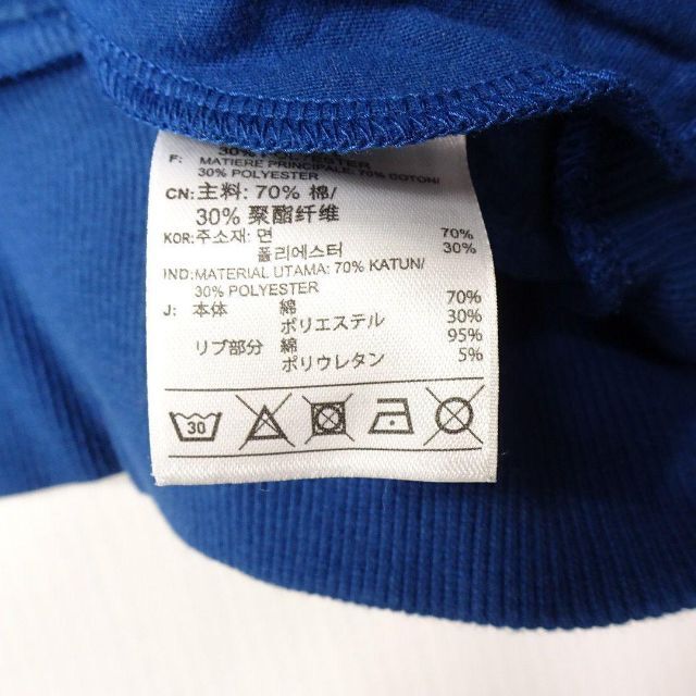 adidas アディダス ポケット付 スウェット ブルー 8