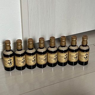 サントリー(サントリー)の山崎12年 ミニチュアボトル(50mL) 8本セット(ウイスキー)