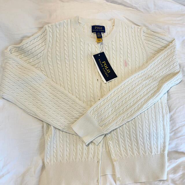 POLO RALPH LAUREN - Polo Ralph Lauren ケーブルカーディガン Girls L