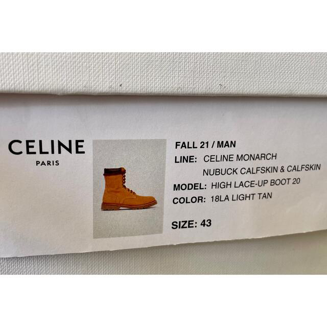 celine - 21AW Celine セリーヌ カート KURT ハイレースアップブーツ 