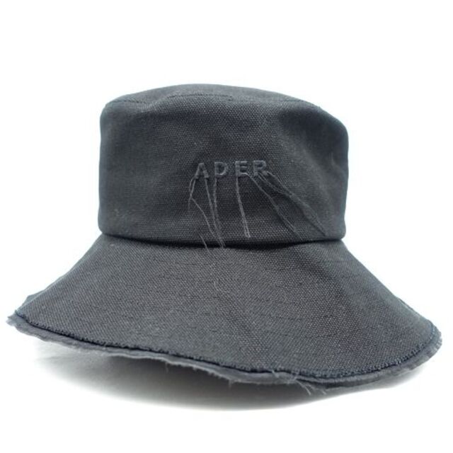 ADERERROR 21ss NEEDLE LOGO BUCKET HATブラック