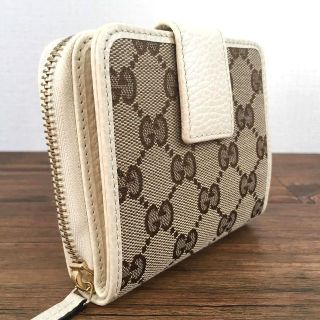 Gucci - 未使用品 GUCCI コンパクトウォレット 箱付き グッチ 242の