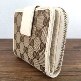 Gucci - 未使用品 GUCCI コンパクトウォレット 箱付き グッチ 242の