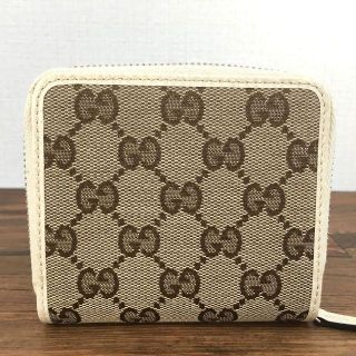 Gucci - 未使用品 GUCCI コンパクトウォレット 箱付き グッチ 242の