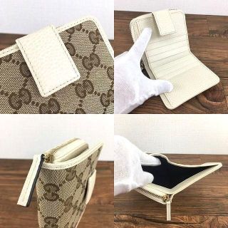Gucci - 未使用品 GUCCI コンパクトウォレット 箱付き グッチ 242の
