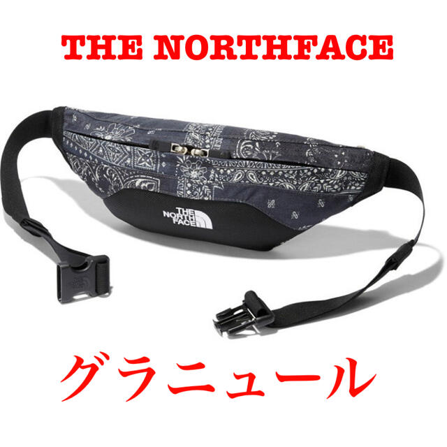 THE NORTH FACE(ザノースフェイス)のTHE NORTH FACE  ノースフェイス  グラニュール  ペイズリー メンズのバッグ(ウエストポーチ)の商品写真