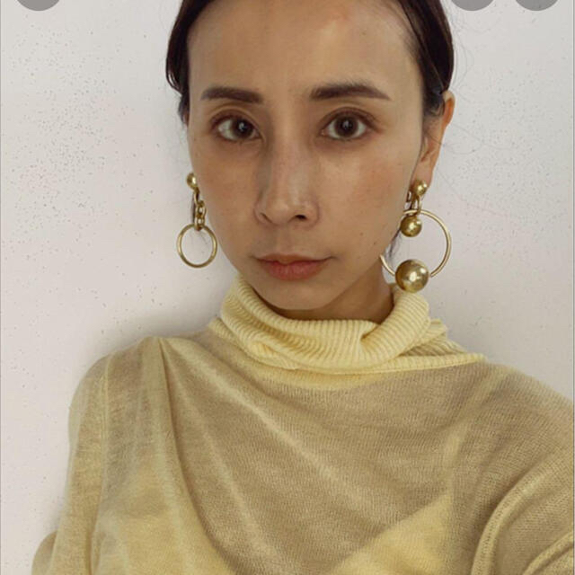 Ameri vintage SPHERE EARRING /GOLD イヤリング