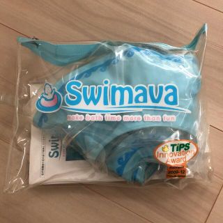 アカチャンホンポ(アカチャンホンポ)のスイマーバ　うきわ首リング　ブルー空気入れ付き 説明書 赤ちゃん Swimava(お風呂のおもちゃ)